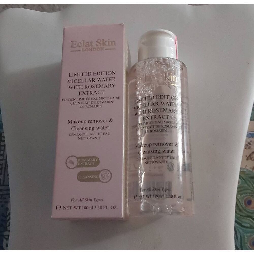 BNIB~ECLAT SKIN LONDON Limited Edition Micellar Cleansing Water/Makeup Remover